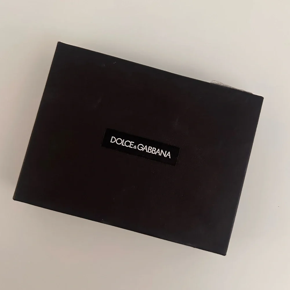 NWT Dolce & Gabbana Keychain Set with Leather Designer Cartoon Faces